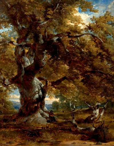 The Major Oak, 1844 by Henry Dawson